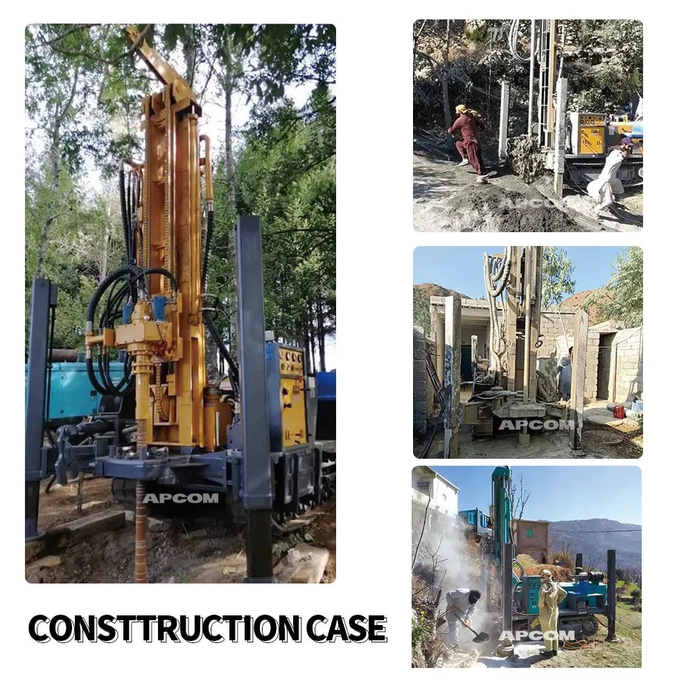 Water Well Drill Rigs 280m Cheap ZG280 Depth Drilling Rig Electric Rope Lock Lifting Tools 280 Meter Water Well Drilling Rig