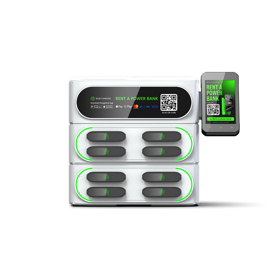 Original Factory Sharing Power Bank Rental Station with POS Bajie Charging Cell Phone Charging Vending Machines for Commercial