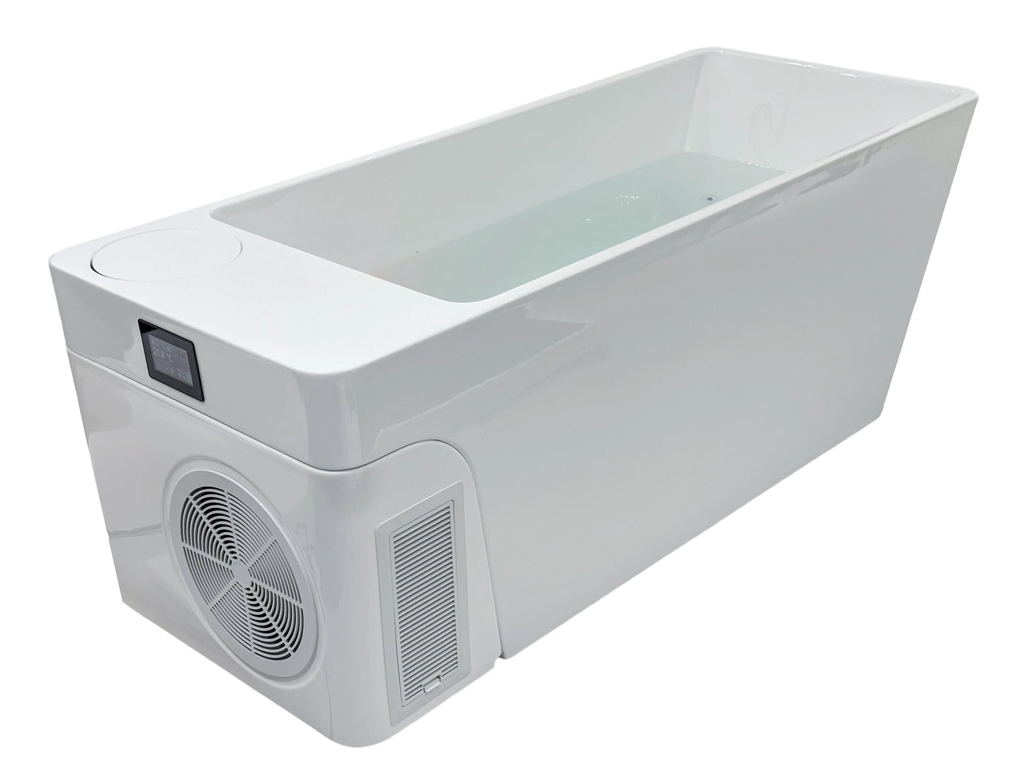 USA Warehouse Spot Acrylic Spa Bathtub Chiller with Built-in Integrated Ice Bath Cold Plunge for Body Healing Therapy