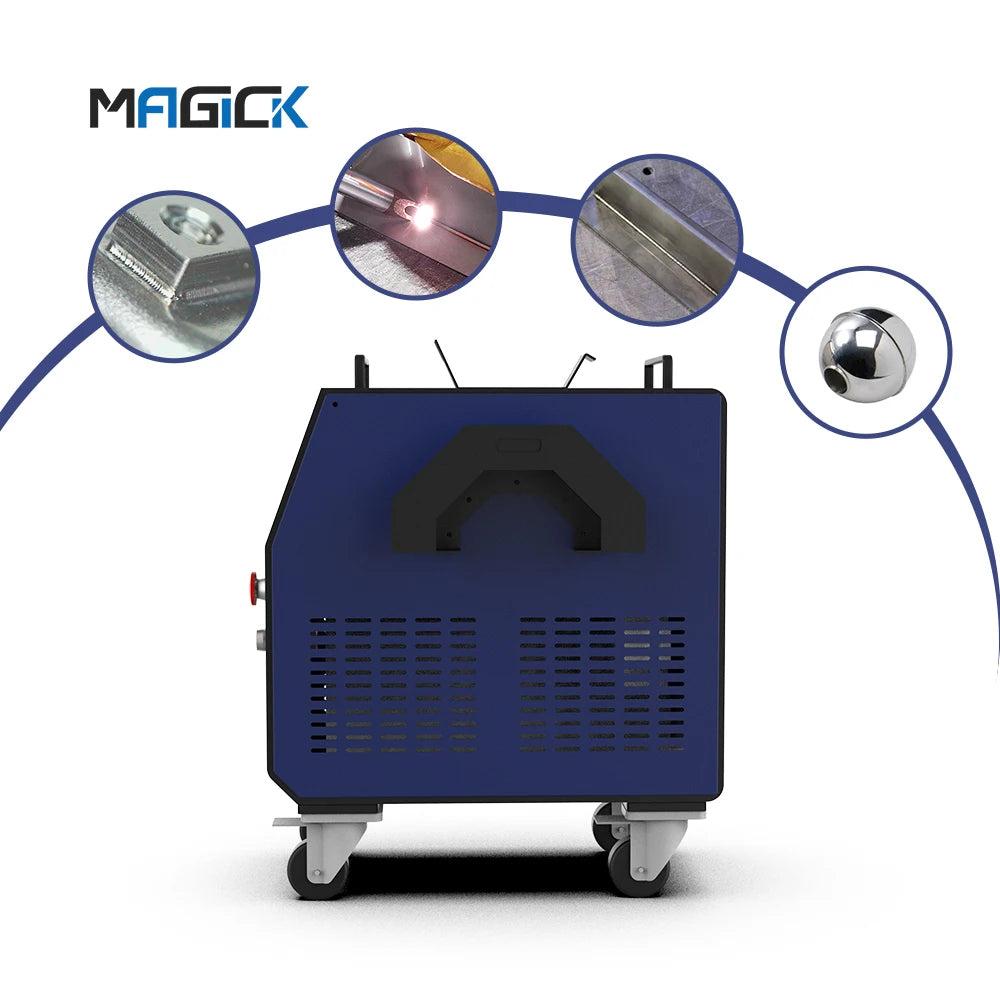 Small Size Easy Transport 800W Portable Air Cooler Fiber Laser Handheld Welding Machine