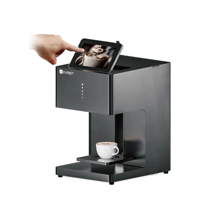 EVEBOT EB-Pro the Fastest Selfie 3D Coffee Printer 600dpi Latte Art Printer Machine Coffee Printer Inkjet Food with Edible Ink