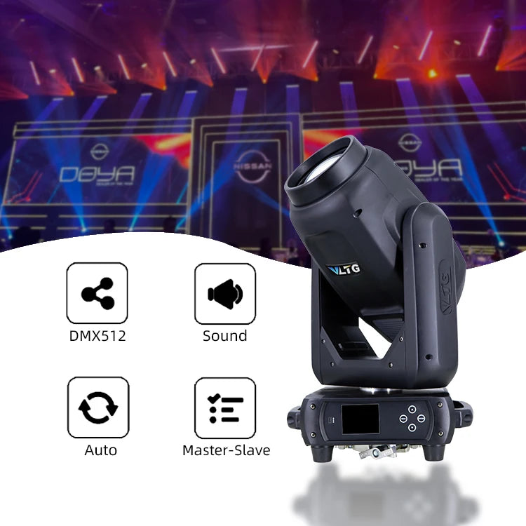 Lyre DMX Sharpy Light 20R 3-in-1 Beam380 Spot & Wash Moving Head Stage Lights