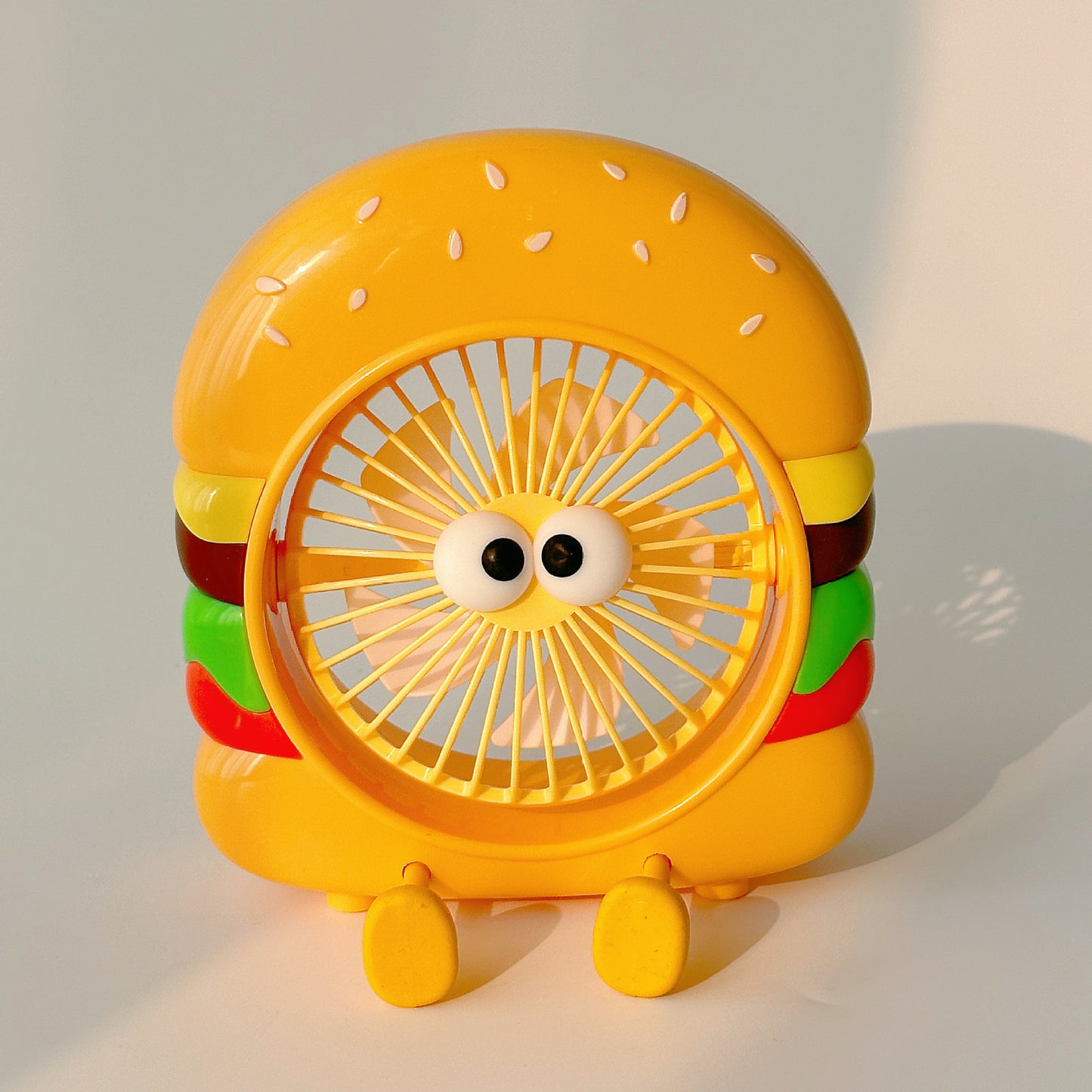 Food Toy Series Cartoon Electric Fan Summer Small Dormitory Fan USB Mini Fan Portable Handheld Fan