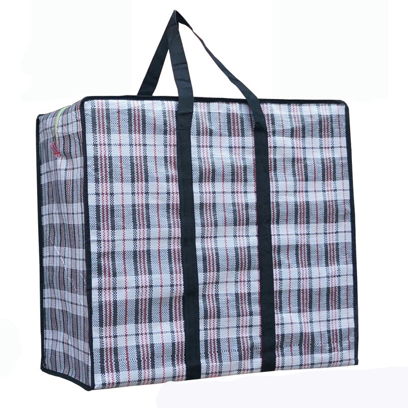 Woven Bag Quilt Storage Bag Clothing Organizer Bag Packing Bag Moving Bag Travel Storage Large Capacity Portable