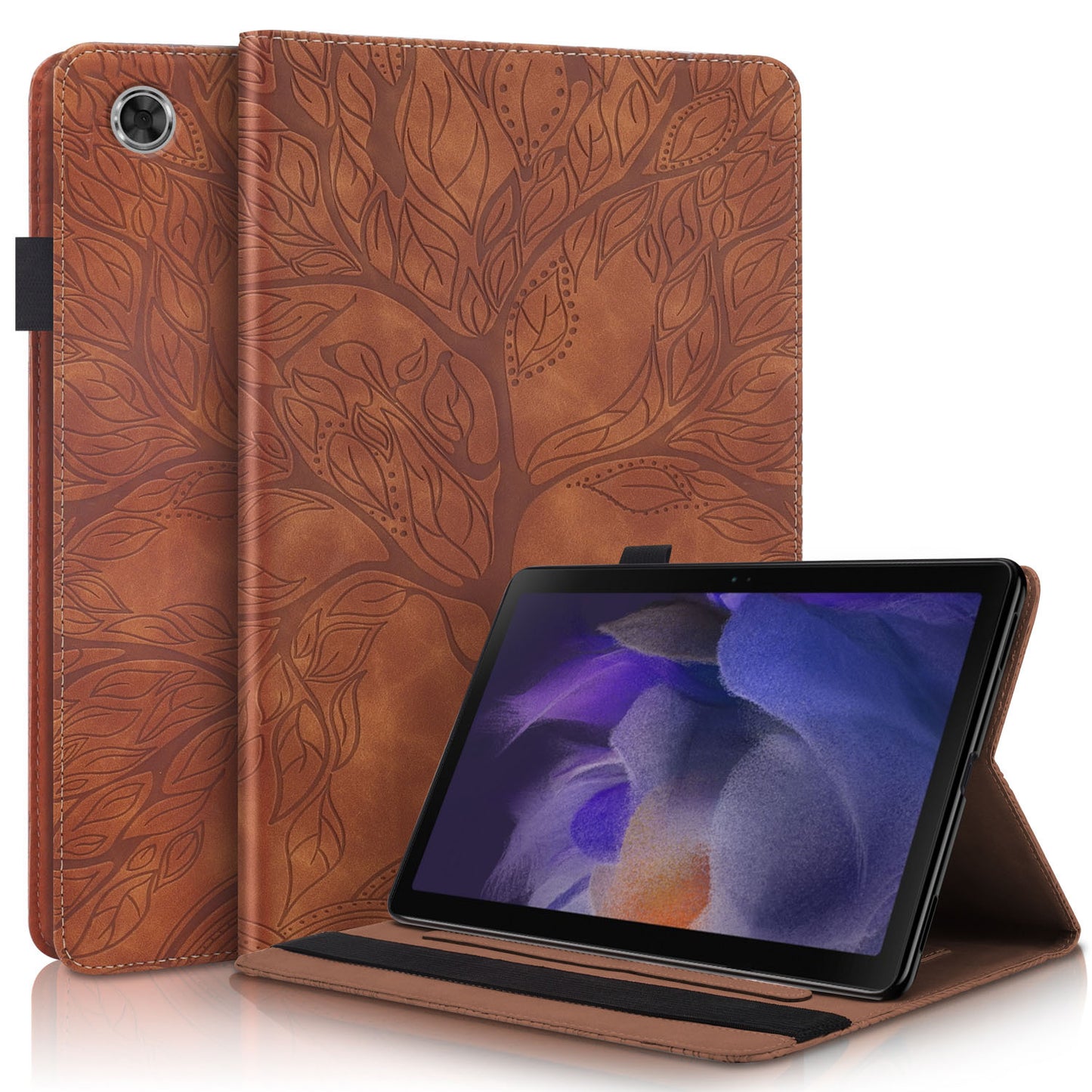 Suitable for Samsung A9 Plus Tablet Case A7Lite Protection S9Fe Flip Cover P610 Embossed S8Plus Leather Case A8