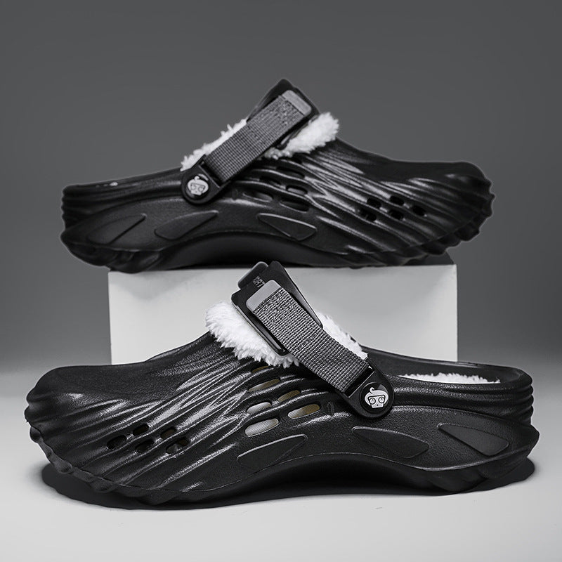 Cotton Slippers for Home, High-End Outer Wear, 2025 Winter New Cross-Border Cotton Shoes Manufacturer Wholesale Cotton Tow