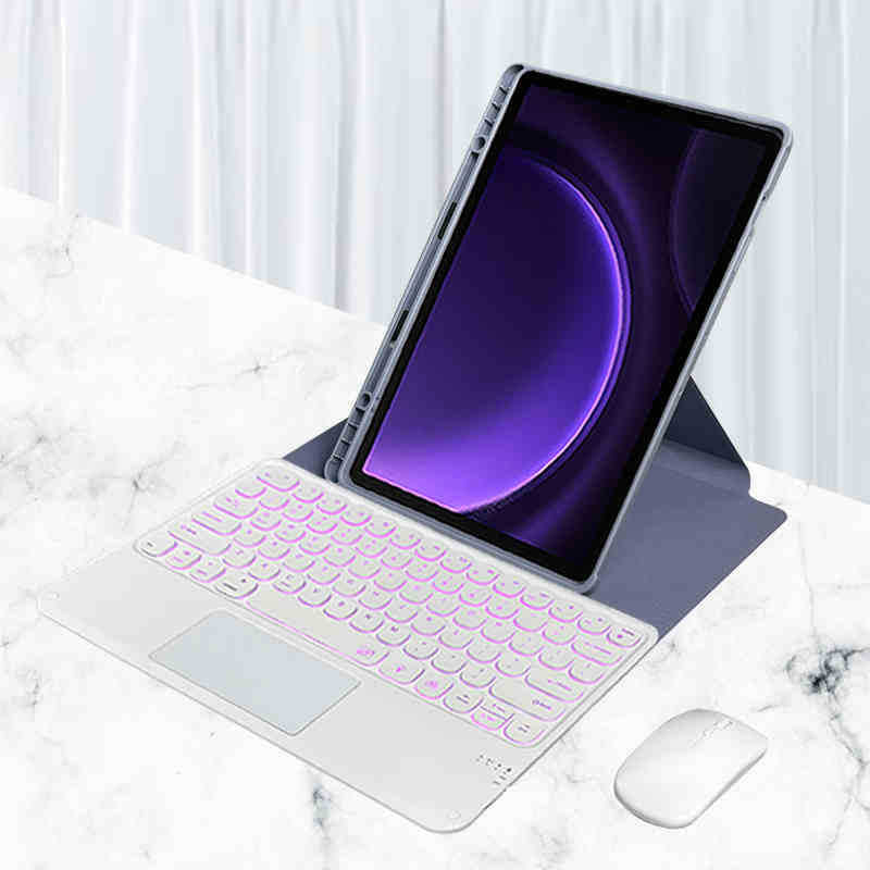 For Lenovo Tab M11 (11 inches) 2024 Bluetooth keyboard rotation protection 360 degrees can be horizontal and vertical