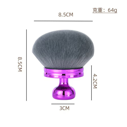 Cross-Border Multifunctional Mushroom Head Body Brush for Loose Powder Setting Makeup Brush Soft Bristle Portable Set Factory Direct Supply