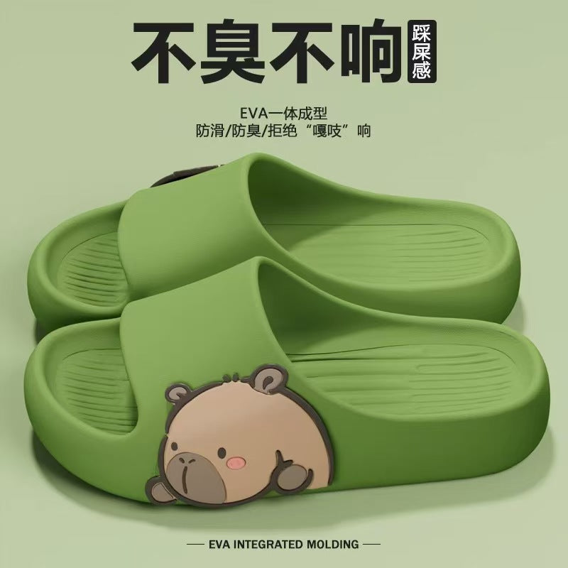 Eva Slippers for Women, Non-Slip, Anti-Odor, Summer Home Slippers, Men's Home Indoor Bathroom Bathing Slippers