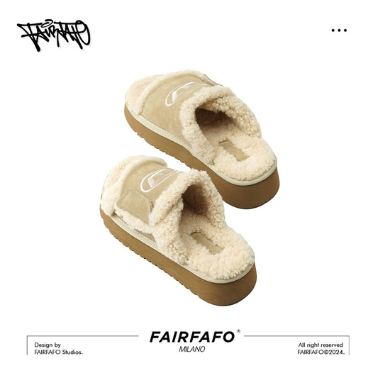 【Thick-Soled Fur Slippers】Wd24Xz663 by PDG ibma
