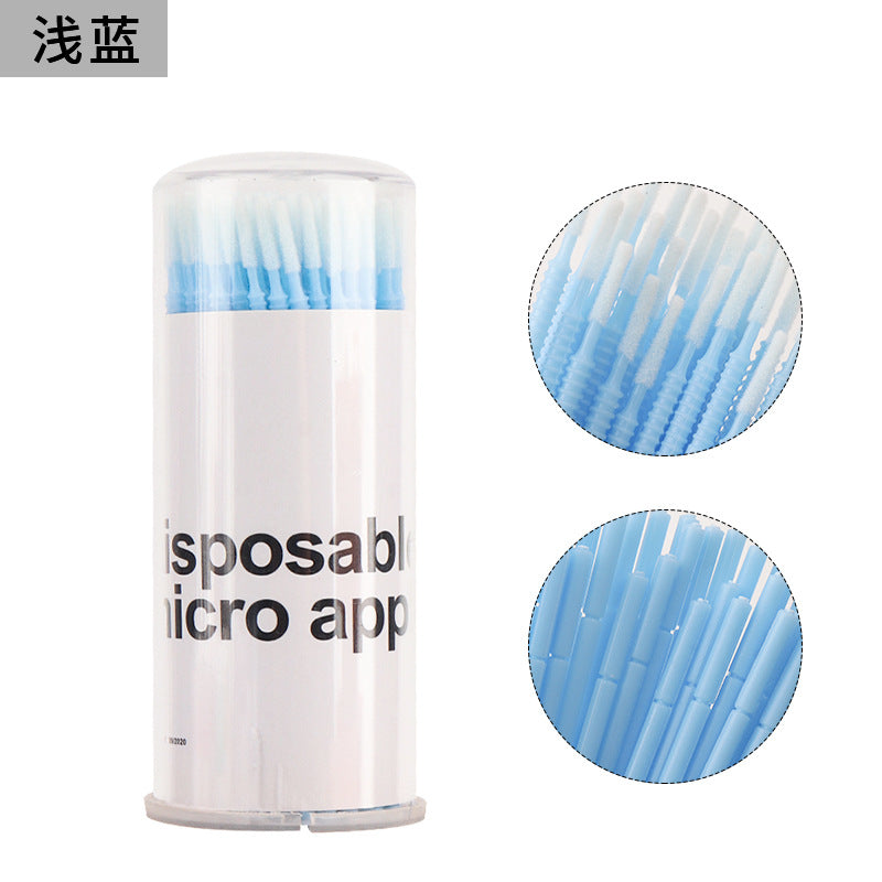 New wholesale long head cotton swab eyelash tattoo nail cleaning cotton swab eyelash disposable long thread cotton swab