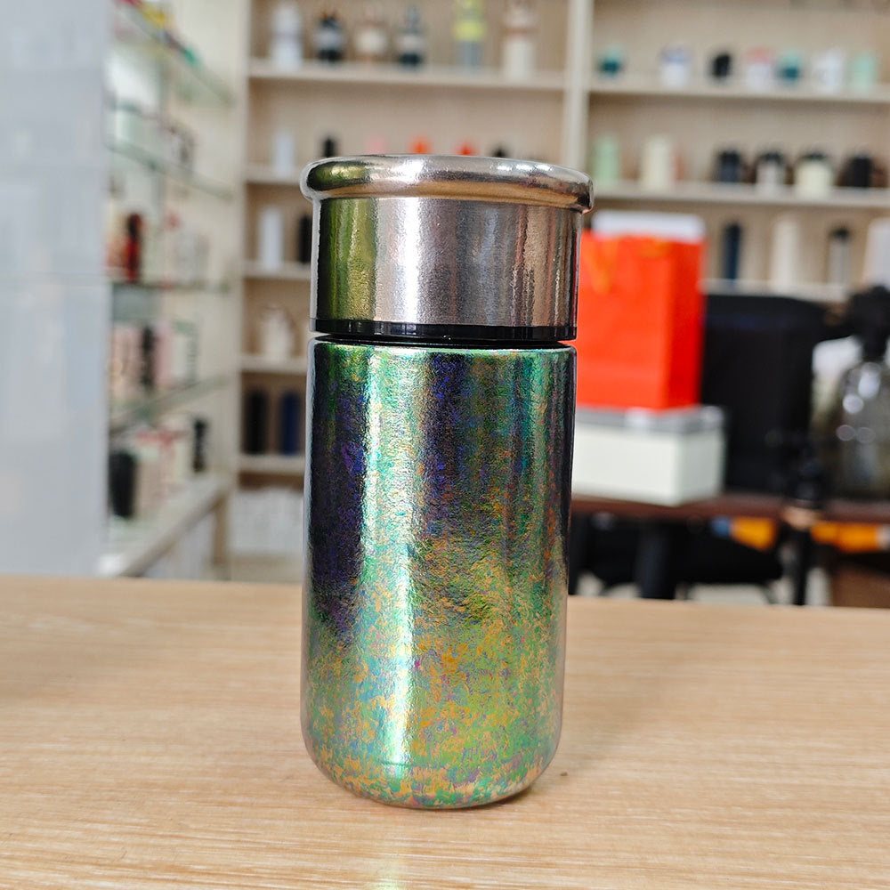Capsule Bird's Nest Titanium Cup Women's Car Mini Insulated Cup Portable Compact 150ml Pocket Cup Pure Titanium Water Cup