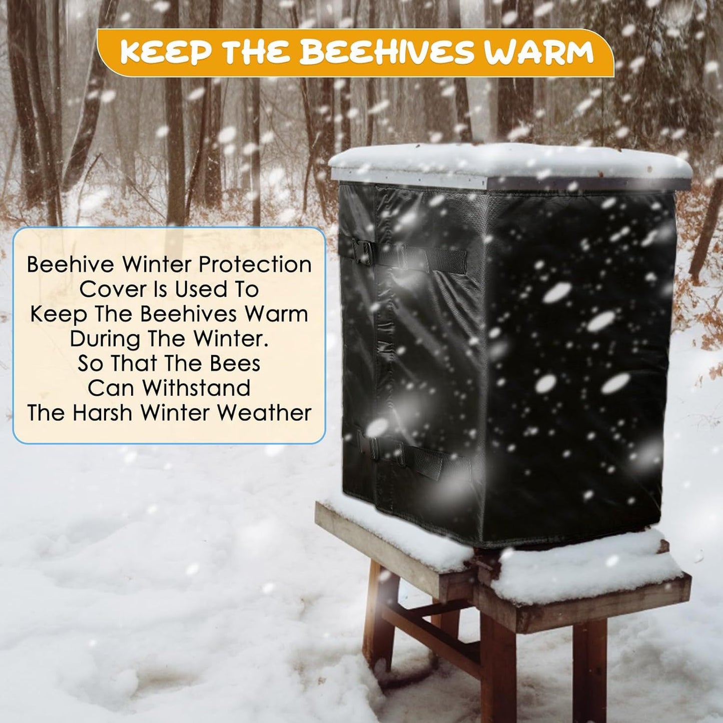 Amazon Hot Sale Winter Outdoor Beehive Windproof Protective Cover Adjustable Beehive Windproof Cover Thermostat Cover