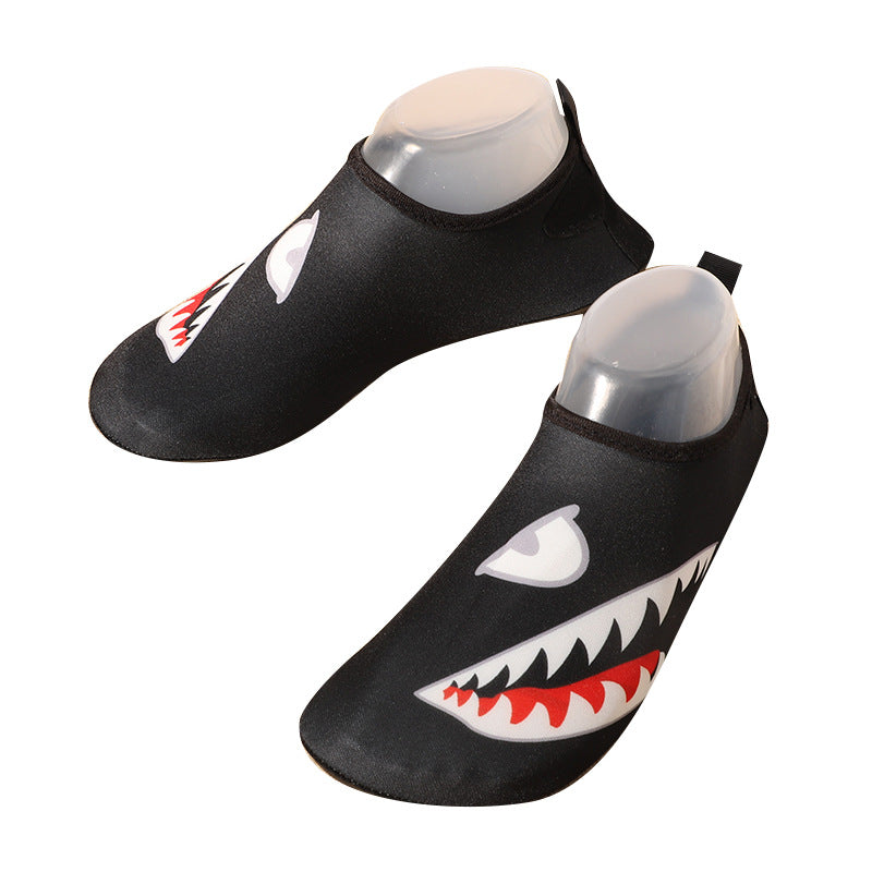 Cross-border new beach shoes quick-drying non-slip soft bottom outdoor wading shoes indoor fitness floor socks yoga shoes