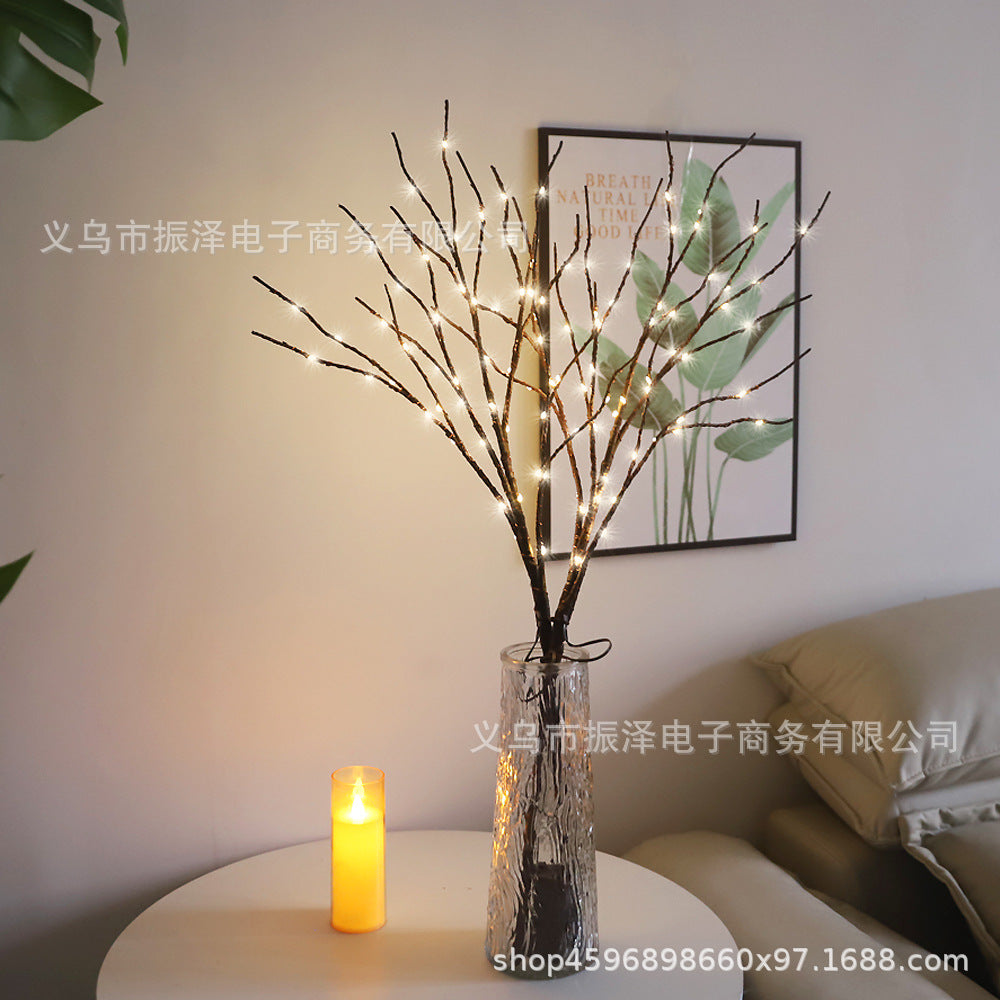 New 50LED branch modeling lamp simulation birch home party atmosphere decoration landscape luminous tree lamp
