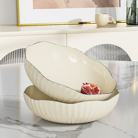 Transparent Fruit Plate, Household Plate, Living Room Display Plate, Transparent Fruit Plate, Ktv Candy and Snack Display Plate, Festive Plate by PDG ibma