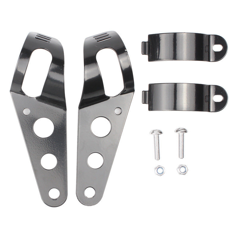 Suitable for Harley motorcycle retro headlight rear shell 7 inch headlight modification protection lamp shell with bracket