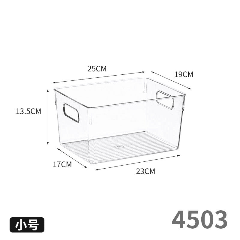 Desktop Storage Box Dormitory Cosmetics Transparent Basket Acrylic Drawer Mask Organizer Box Snack Sundry Storage Rack