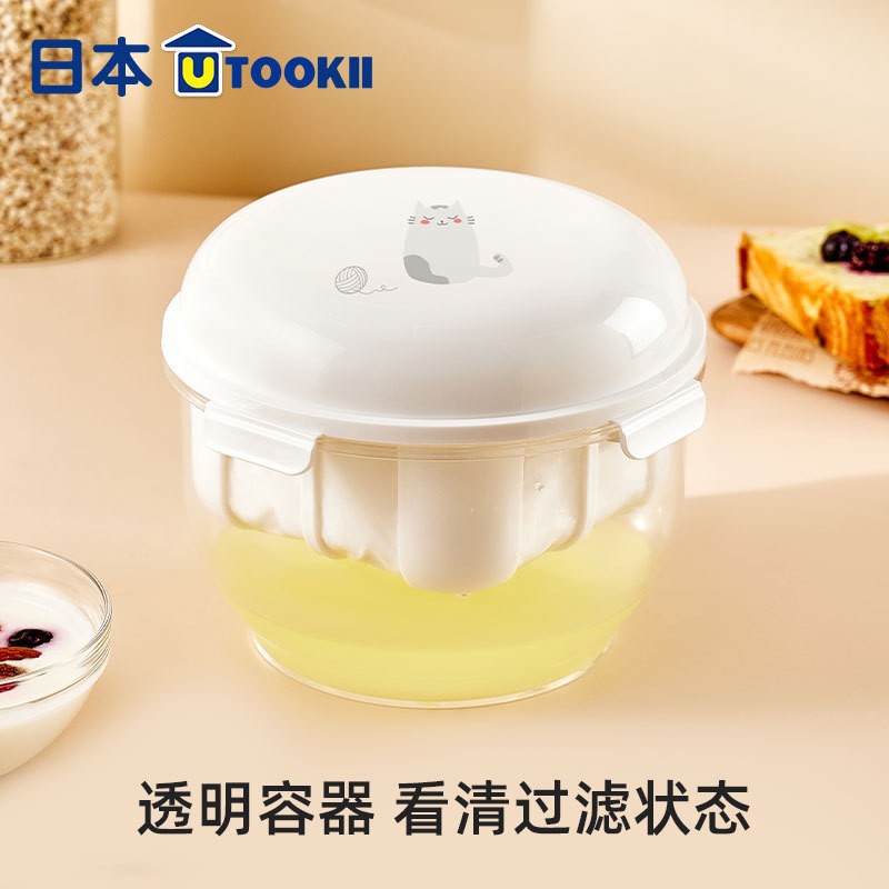Cross-border yogurt filter homemade Greek yogurt machine cold extraction whey separator cheese soy milk cleaning net artifact