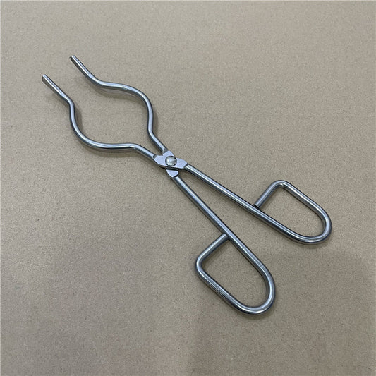 Thickened Stainless Steel Crucible Clamp Laboratory Crucible Jacket Rumi High Temperature Ceramic Clamp Chemical Beaker Clamp Fire Clamp by PDG ibma