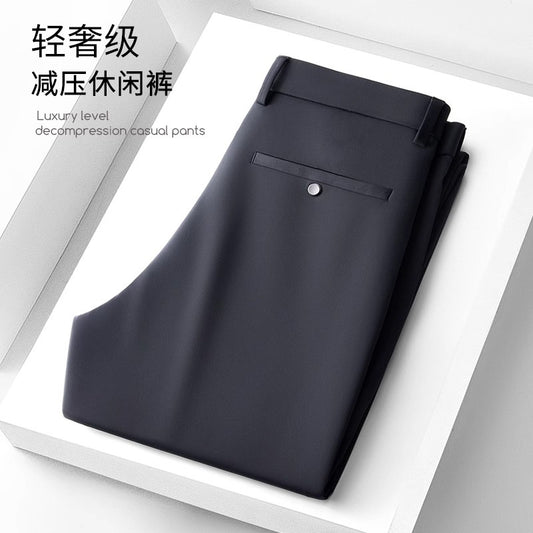 Wholesale Men's Business Wear Slim-fit Pants Summer Casual Men's Wear Youth Work Dress Black Workwear Pants by PDG ibma