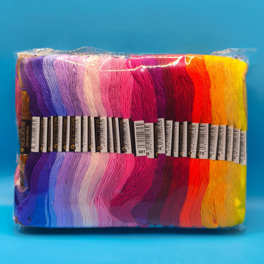 200 color 100 color 50 color cross embroidery thread embroidery thread 6 strands 8 meter branch diy embroidery tool material suit batch by PDG ibma
