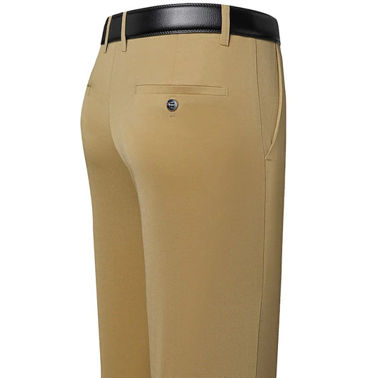 Summer Thin Casual Trousers, Business Men's Trousers, Middle-Aged Dad Casual Trousers by PDG ibma