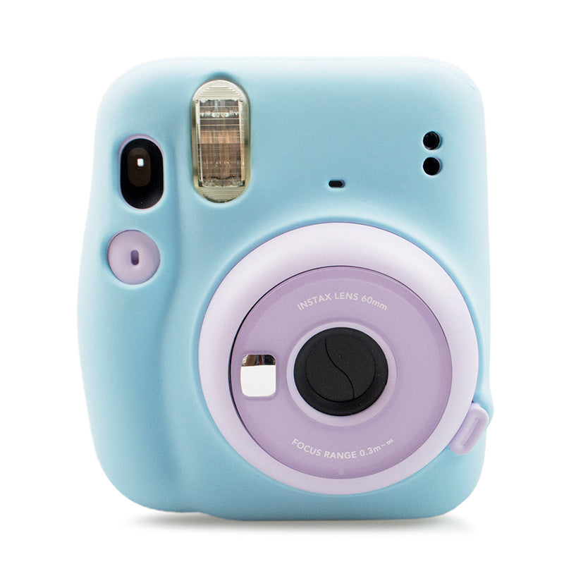Polaroid Instaxmini Series Universal Camera Case, One Camera and One Lens, Silicone Protective Case, Trendy Camera Accessories