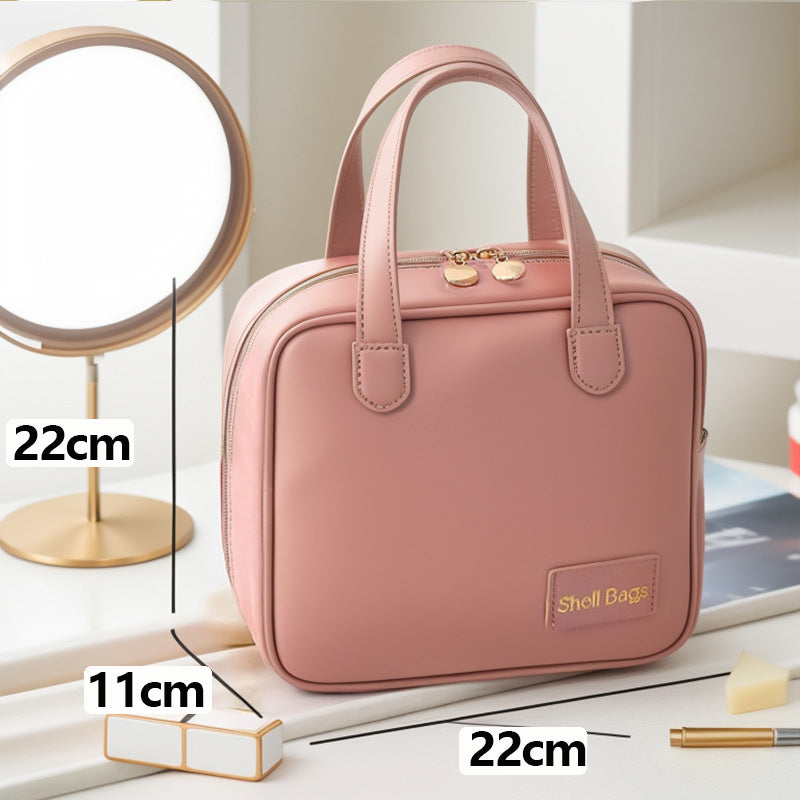 Cosmetic Bag Large Capacity Women's 2023 New Travel Portable Toiletry Cosmetic Brush Cosmetic Storage Bag Small