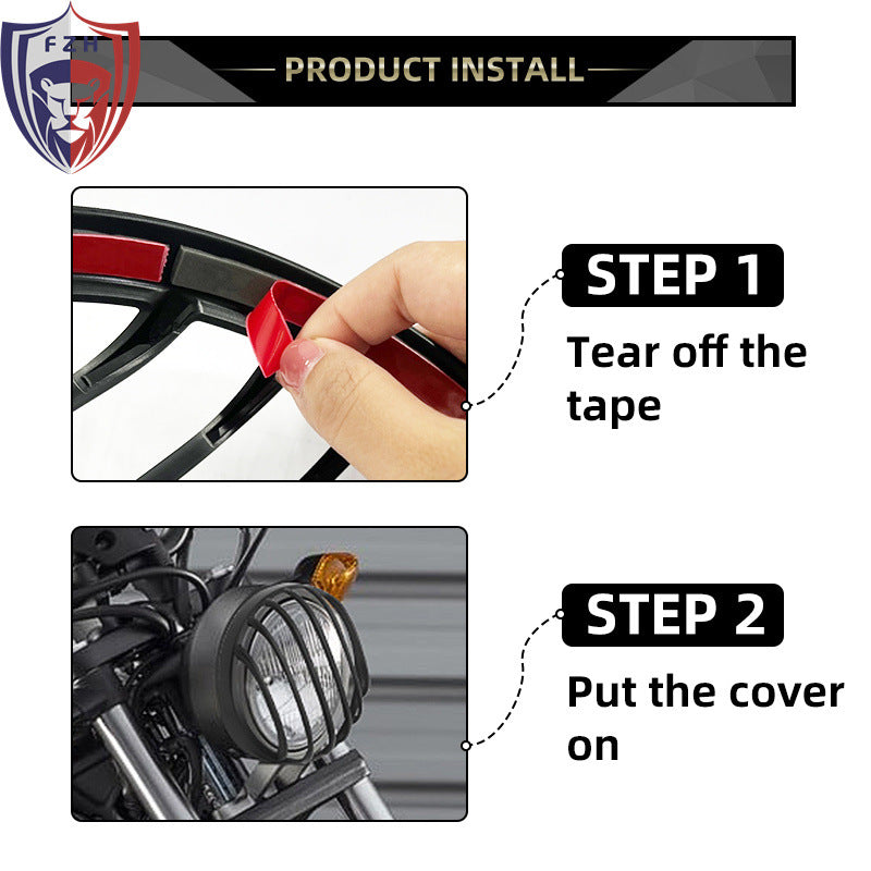 Suitable for Rebel Cmx300/500 Modified Headlight Hood Headlight Net Decorative Cover