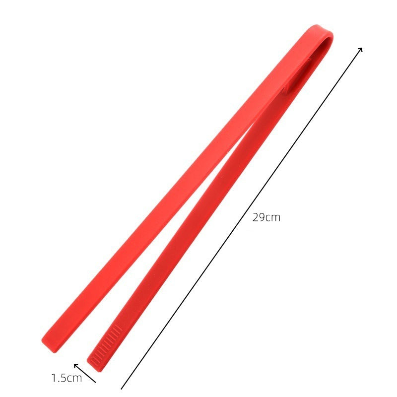 Silicone food clip steak V clip salad clip kitchen high temperature food barbecue bread food fish shovel clip