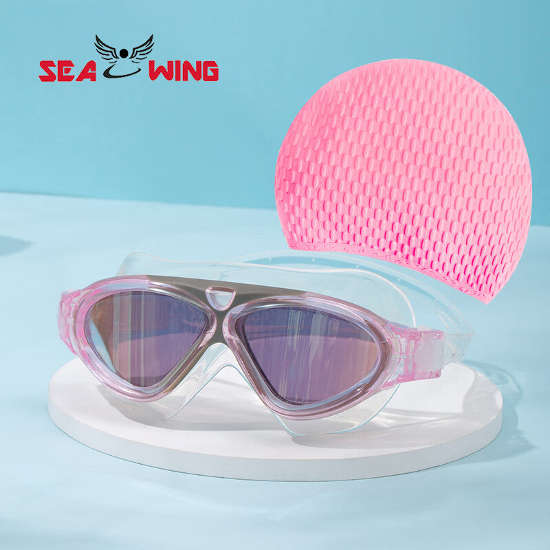 Large-Frame Swimming Goggles Liquid Silicone New Waterproof Diving Outdoor Sports Equipment Glasses Diving Goggles Wholesale