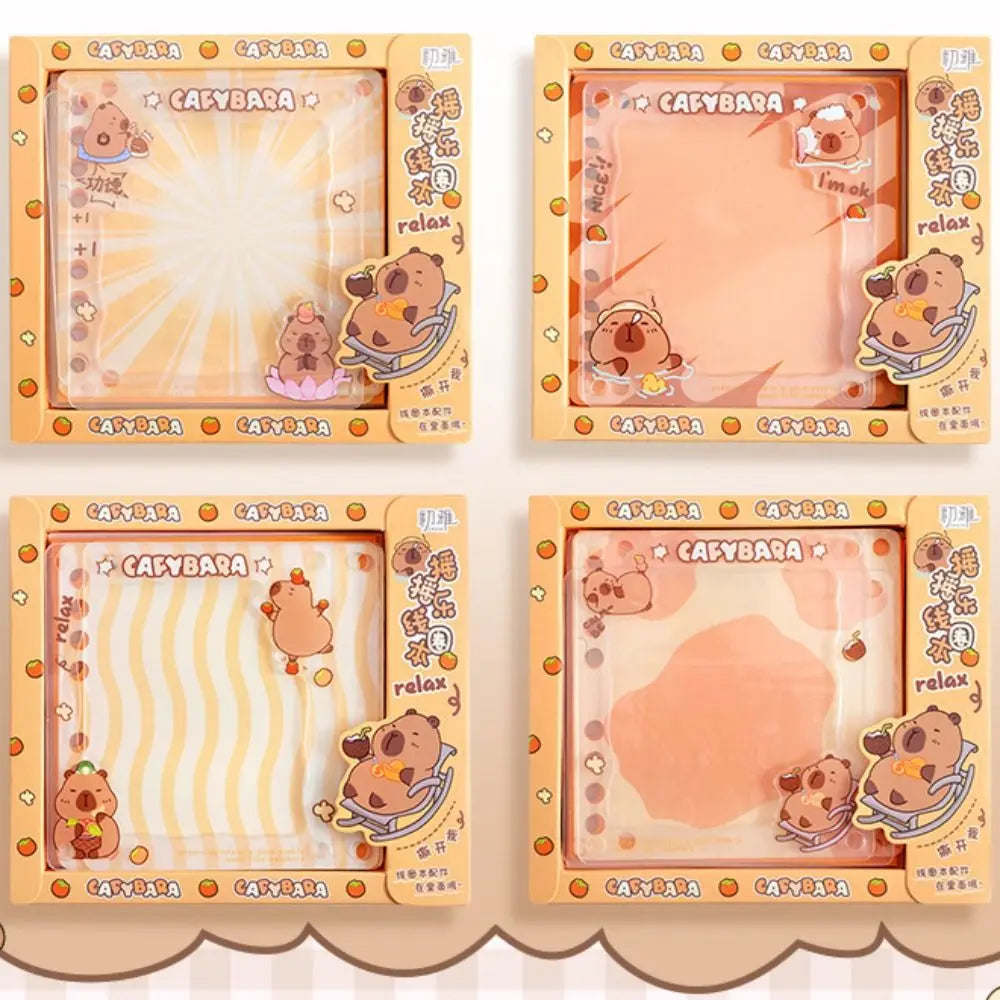 Portable Acrylic Shaking Capybara Book Hand Ledger Notepads Capibara Pocket Book Memorandum Random Cover Kapibara Notebook Study