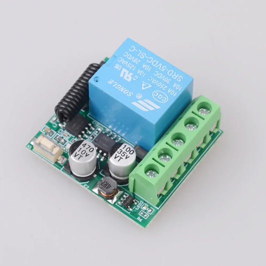 DC 12V 433Mhz RF Wireless Remote Control Switch Relay 1CH Receiver Module For LED Door Electromagnetic Lock Smart home DIY