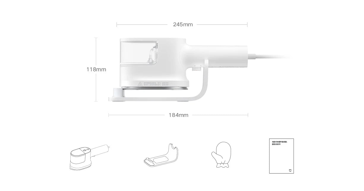 MIJIA Garment Steamer iron Home Handheld Electric Steam Cleaner Hanging Mite Removal Flat Steamer Ironing Clothes Machine