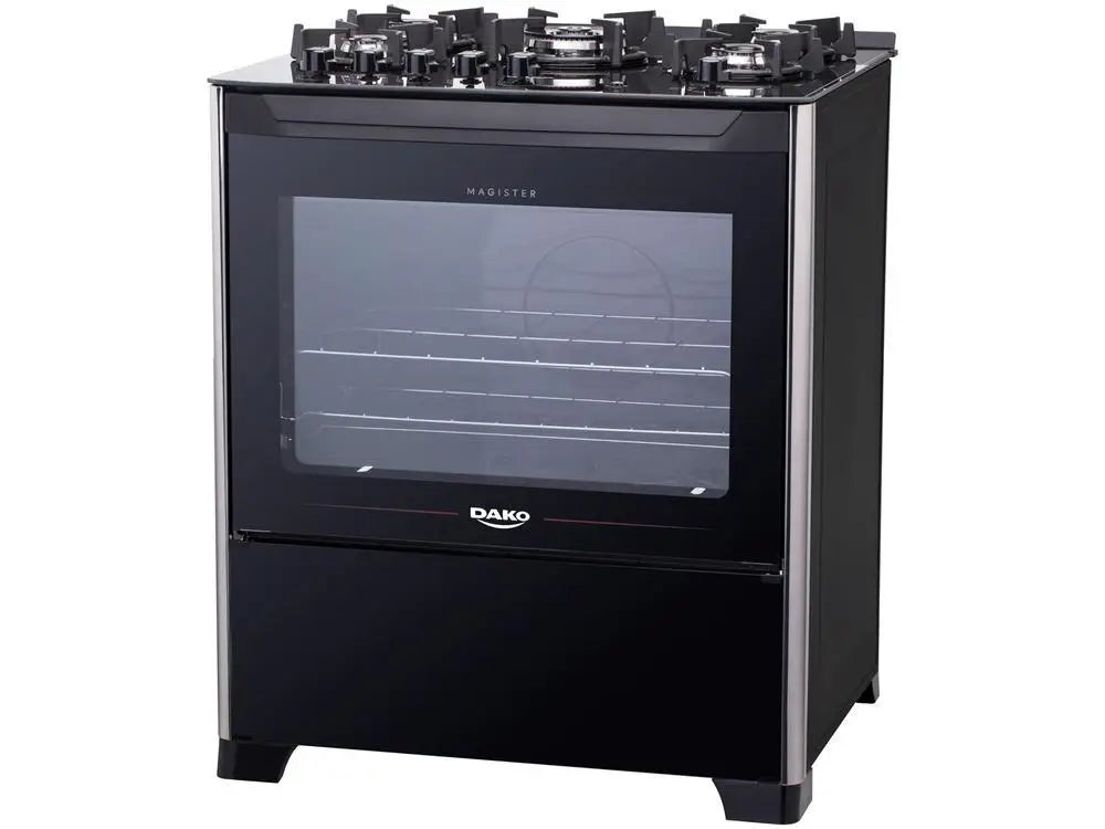 5 Stove Dako Black Automatic Light-Bivolt