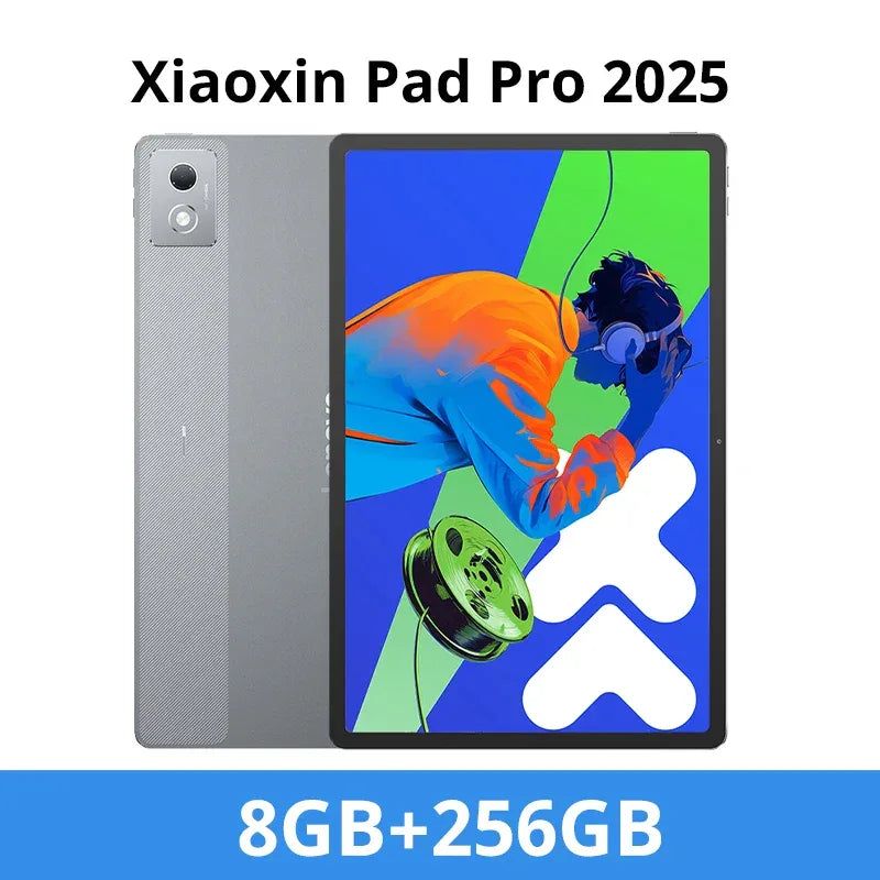 Global ROM Lenovo Xiaoxin Pad Pro 2025 12.7 inch Tablet Original Dimensity 8300 144Hz 2.9K Display Android 14 10200mAh Pad PC