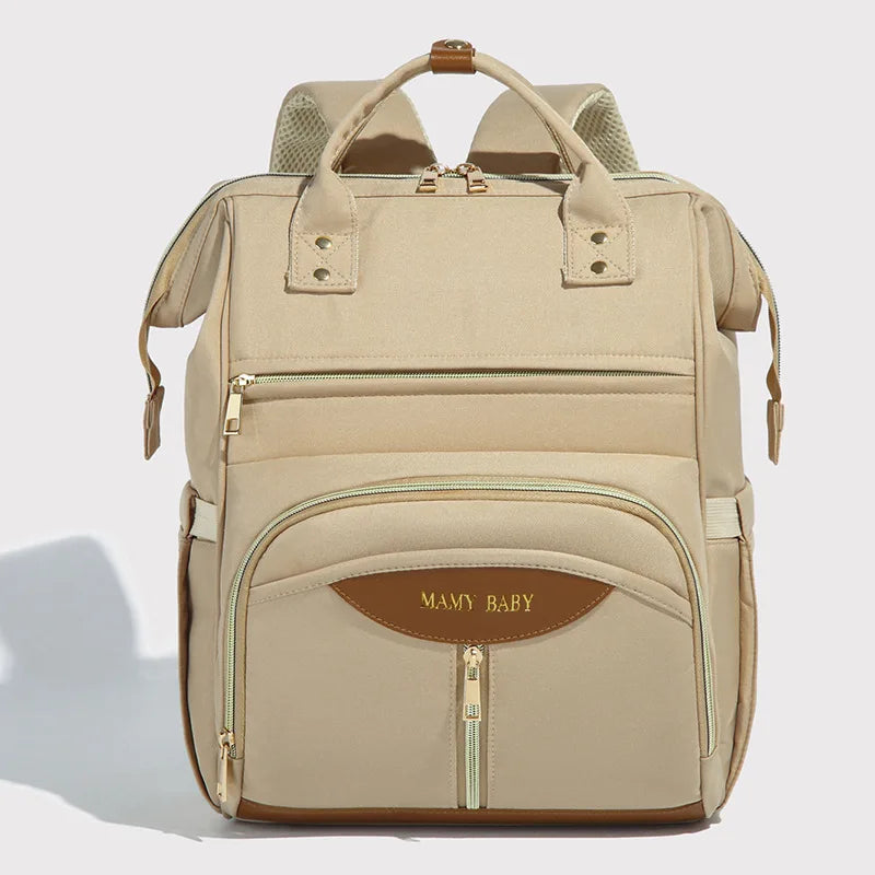 Mommy bag, lightweight and simple, outdoor backpack, multifunctional and large capacity storage, mother and baby bag