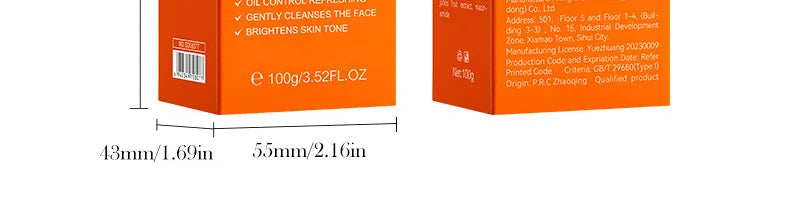 SADOER Vitamin C Facial Cleanser Face Wash Foam Cleanser Deep Cleansing Moisturizing Brightening Hydrating Skin Care Products