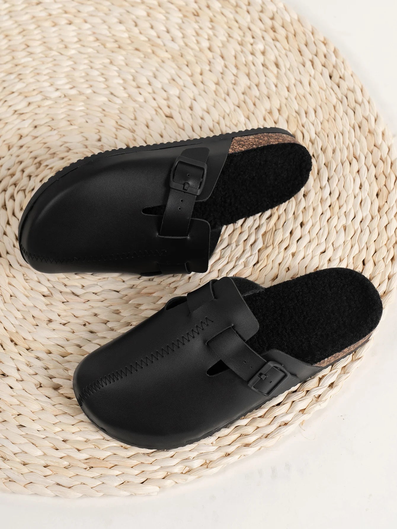 Men's Toe-Toe Slippers Waterproof Non-Slip Thick-Soled Wear-Resistant Home Outdoor Slip-On Casual Sandals