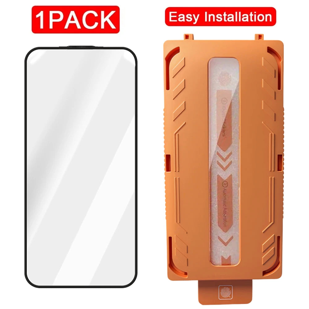 For IPhone 17 ProMax/17 Pro/17 Air Easy To Install Tempered Glass Screen Protectors HD Clear Films for IPhone 17 17Pro 17Air by PDG ibma