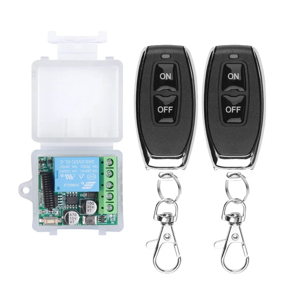 DC 12V 433Mhz RF Wireless Remote Control Switch Relay 1CH Receiver Module For LED Door Electromagnetic Lock Smart home DIY