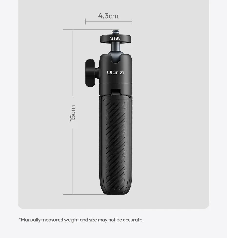 Ulanzi MT88 ClipMate Tripod Backpack Clip Selfie Stick Mode Extendable Tripod Mode Travel Photography Livestreaming Vlog Shots