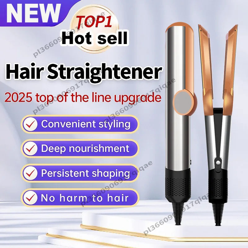 2 IN 1 Hair-care Airstrait Hair Straightener Hair Dryer Negative Ion Hair Styler Long-Lasting Styling Tool Hairdryer Machine