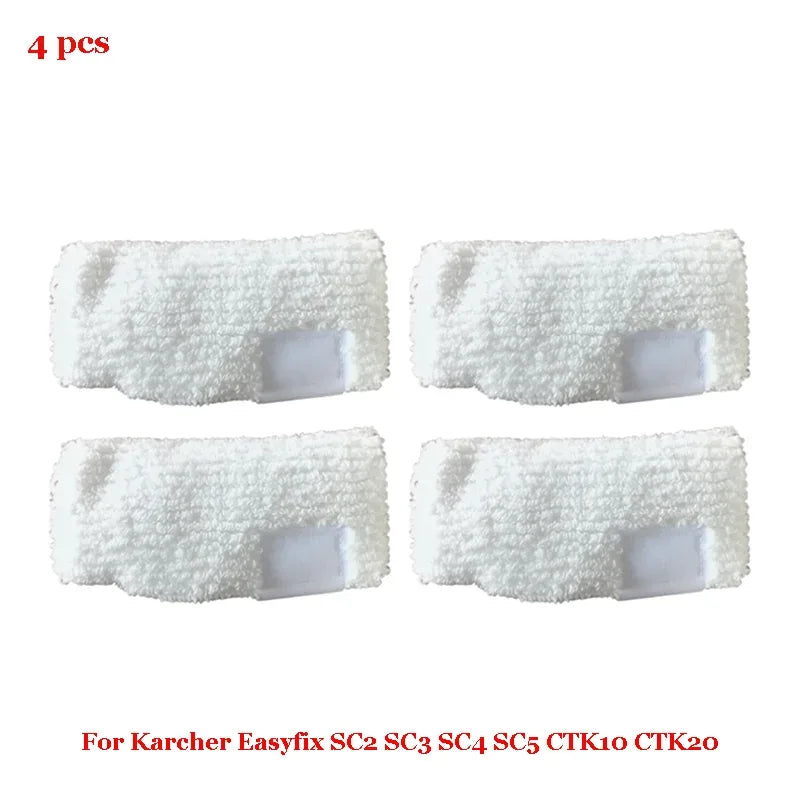New Microfiber Mop Cloth For Karcher Easyfix SC2 SC3 SC4 SC5 CTK10 CTK20 Handheld Magic Steam Brush Vacuum Cleaner Spare Parts