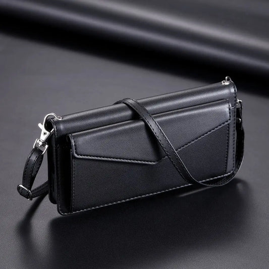 Coque Xiaomi 14 13 12 11 10 - Flip Wallet avec Porte-Carte et Lanière