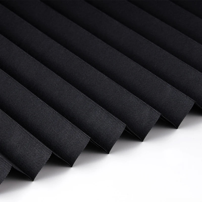 1 PC Easy Installation Window Shades Non-woven Fabric Pleated Zebra Blinds Roller Room Blackout Curtain For Living Room Balcony