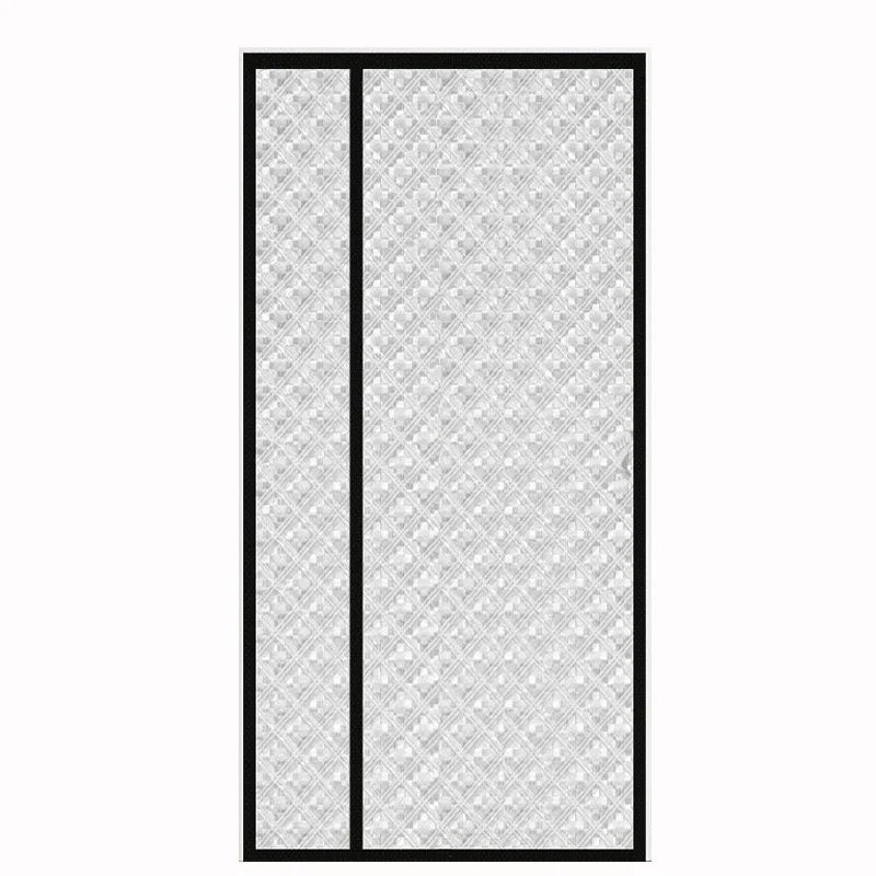 Customizable winter side opening warm cotton door curtain for wind and cold protection, double-layer thick warm blackout curtain