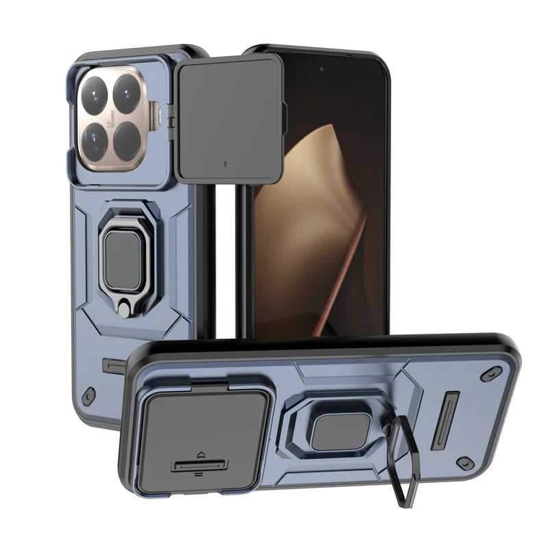 For Xiaomi 15T Pro 5G Case Car Magnetic Ring Stand Armor Phone Cases for Xiaomi15T Xiaomi15T Xiomi Mi15T Mi 15 T T15 Back Cover