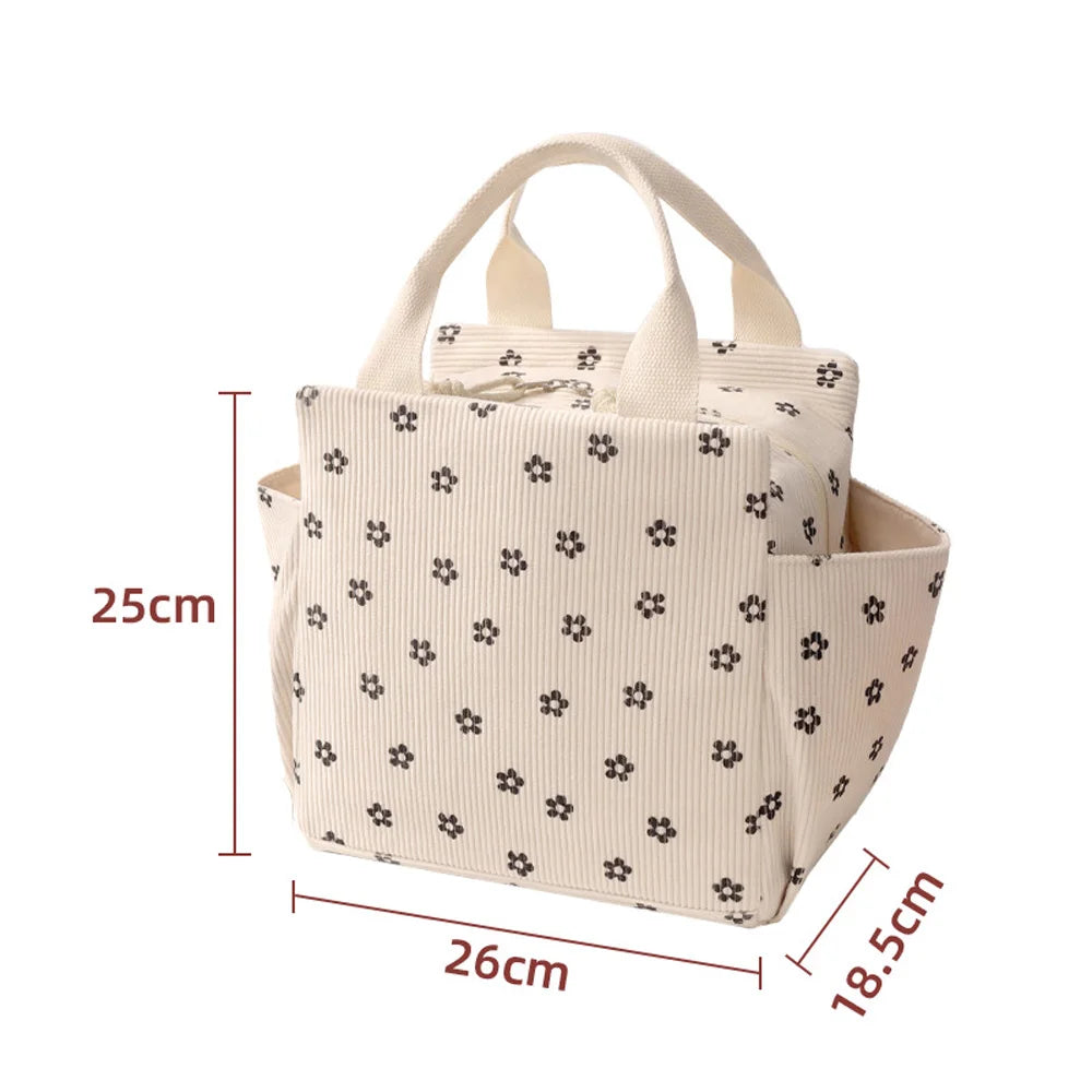 This lunch bag, insulated lunch box, reusable leak-proof large refrigerated handbag is suitable for both men and women. A-DH